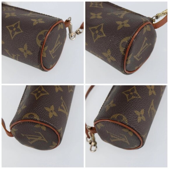 LOUIS VUITTON Monogram Papillon Pouch LV Auth - Picture 15 of 15
